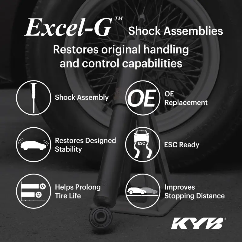Kyb 13-19 Cadillac Ats (Exc. Elect. Susp.) Excel-G Shock Assembly - Rear Left 1