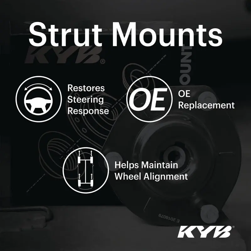 Kyb Rear Strut Mount Kit – Compatible With 2016–2023 Chevrolet Malibu & 2018–2020 Buick Regal Sportback/Tourx 2