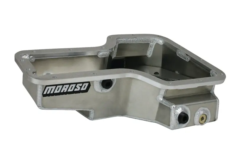 Moroso Baffled Wet-Sump Aluminum Oil Pan – 6-Quart, Stock-Depth, For Toyota 1Zz/2Zz & Lotus Engines 1