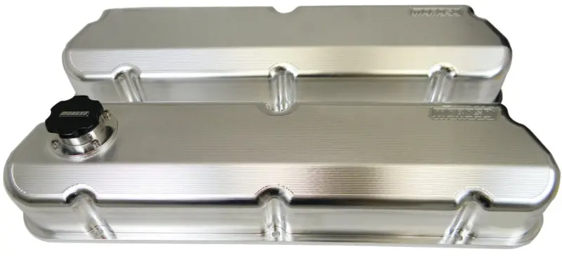 Moroso Billet Aluminum Valve Covers With Fill Cap For Ford 302/351W – Pair, 2.875″ Diameter 1
