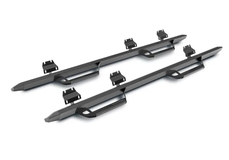 N-Fab Predator Pro Side Steps For 2005–2018 Toyota Tacoma Double Cab – Gas Models, Texas Black Finish 1