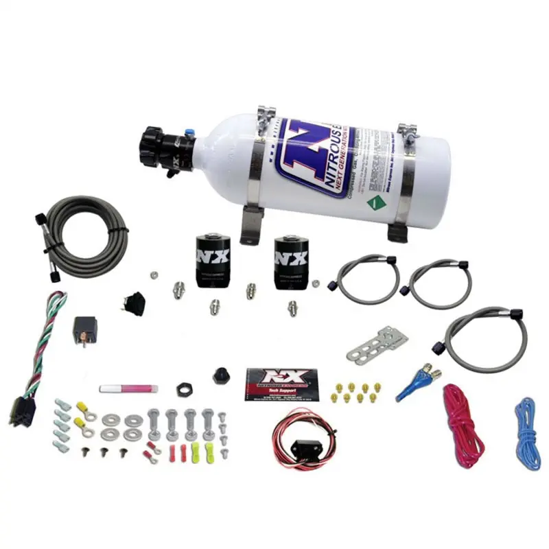 Nitrous Express Single-Nozzle Wet Nitrous System For 2010–2015 Chevrolet Camaro (5Th Gen) — 35–150 Hp, Includes 5-Lb Bottle 1