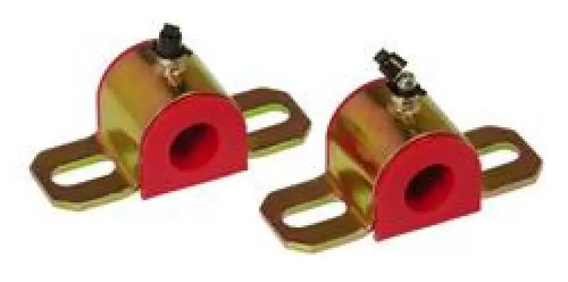 Prothane Universal Greasable Sway Bar Bushings – 30Mm Id, Type B Bracket, Red Polyurethane 1