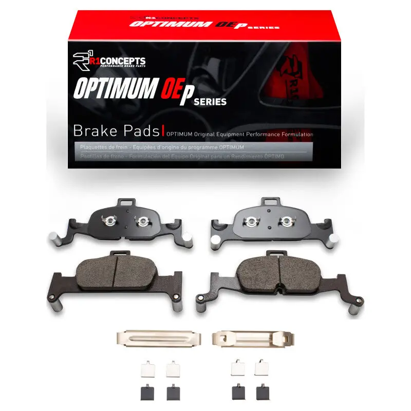 R1 Optimum Oe-Style Front Brake Pad & Hardware Kit For 2016–2025 Audi A4 Allroad 1