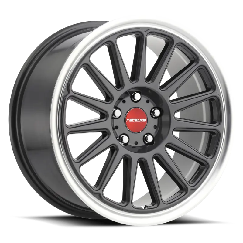 Raceline 315G Grip Wheel – 18X8.5", 5X112Mm, 35Mm Offset, 66.6Mm Bore, Gunmetal With Machined Face 1