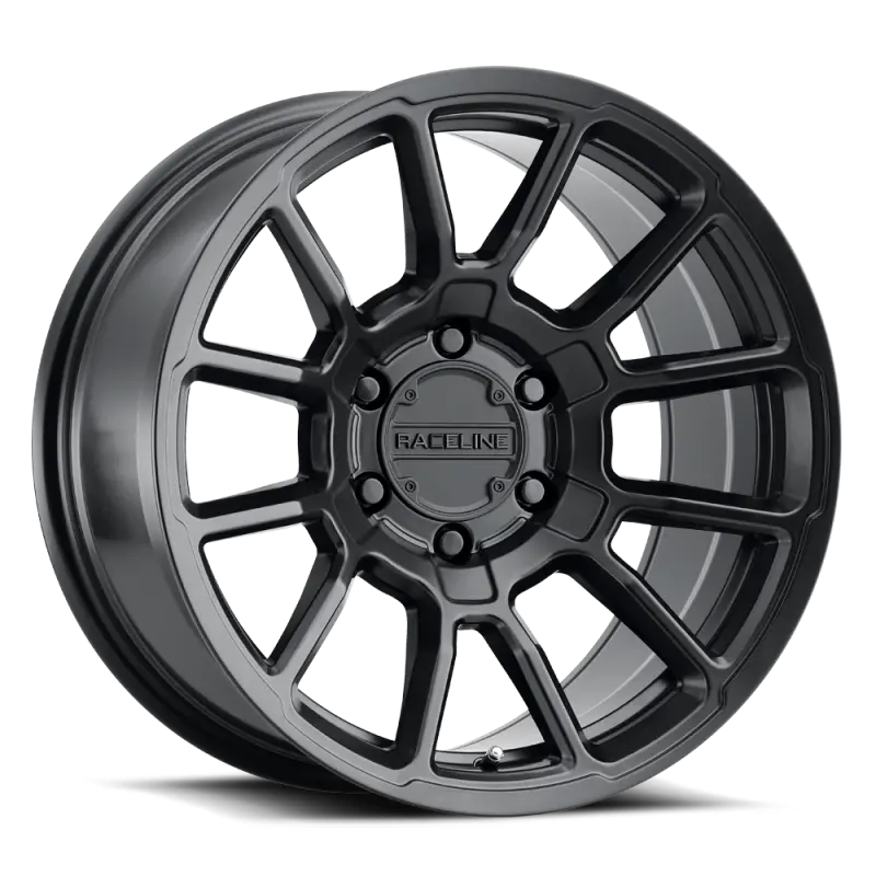 Raceline 950B Gauge 16X8In / 5X114.3 Bp / 0Mm Offset / 78.1Mm Bore - Satin Black Wheel 1