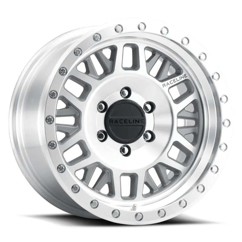 Raceline Ryno 16X8 Inch Machined Aluminum Wheel – 5X127 Bolt Pattern, 0Mm Offset, 78.1Mm Center Bore 1