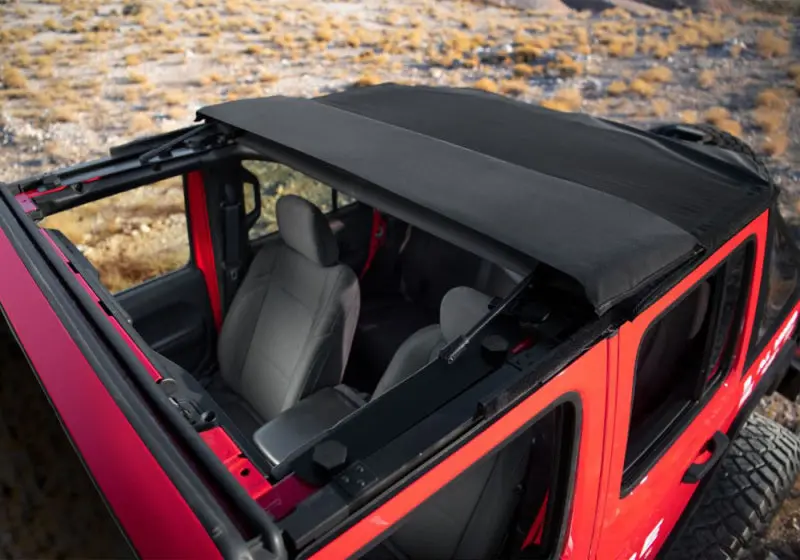 Rampage 2018-2021 Jeep Wrangler Jl 4-Door Trailview Fastback - Black Diamond 1