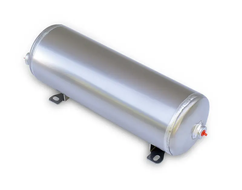 Ridetech 2-Gallon Aluminum Air Tank With Dual 1/4" And Single 1/8" Ports 1