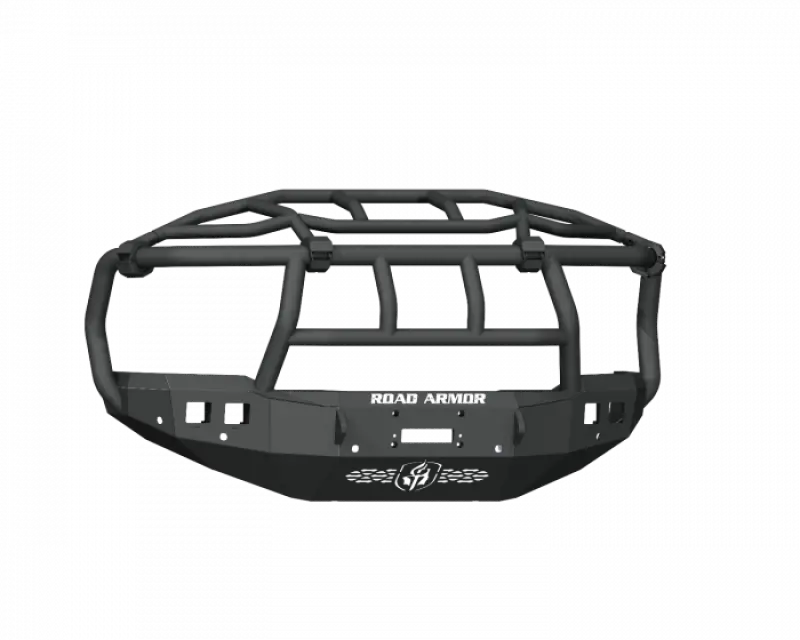 Road Armor Stealth Front Winch Bumper For 2019–2021 Ram 2500/3500 – Titan Guard With Intimidator Grille, Textured Black 1