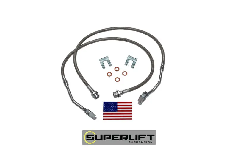 Superlift Bulletproof Brake Hose Kit – For 1979–1986 Gm Trucks & Suvs With 8–12" Lift 1