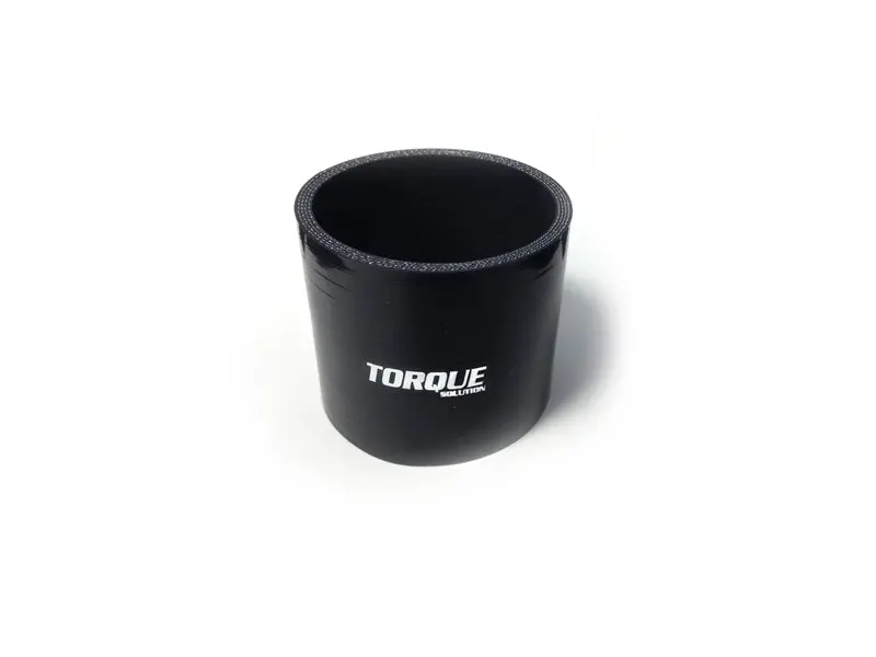 Torque Solution Universal 4-Inch Straight Silicone Coupler – Black 1