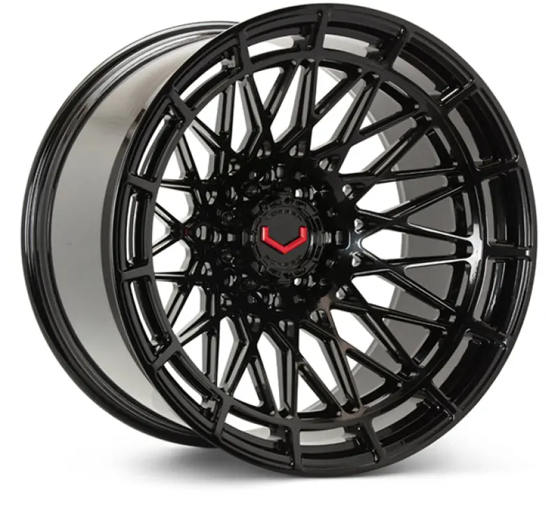 Vossen Lcx-03 Gloss Black Forged Wheel – 20X10", 8X180 Bolt Pattern, Et18 Offset, Super Deep Lip 1