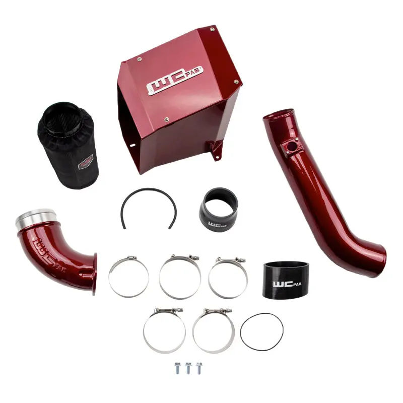 Wehrli Stage 2 4-Inch Cold Air Intake Kit For 2001–2004 Duramax Lb7 – Includes Air Box, Brizzle Blue Finish 1