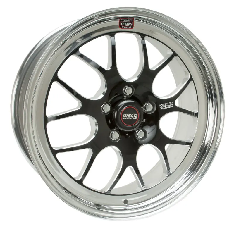 Weld S77 Non-Beadlock Black Alloy Wheel: 18X9 Inches, 5X4.75 Bolt Pattern, 7.2-Inch Backspace 1