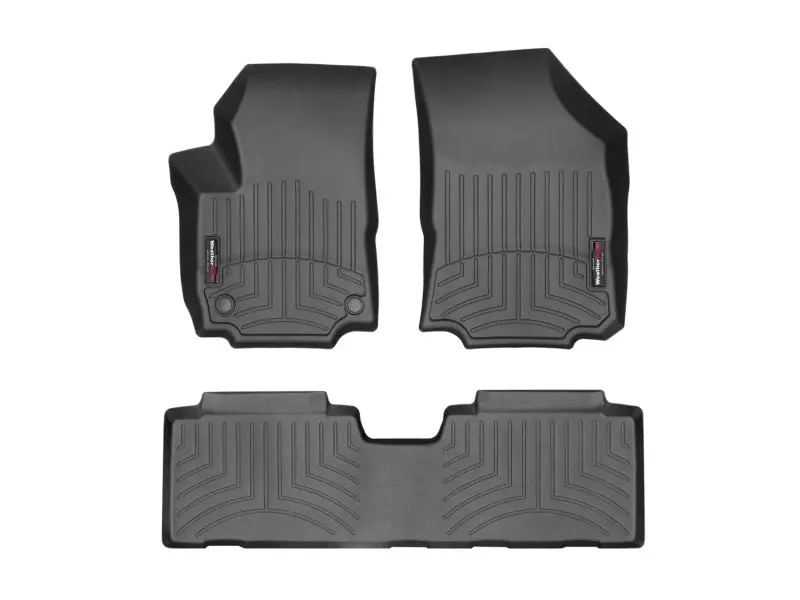 Wt Floorliner – Rear Vehicle Mat In Black Durable Thermoplastic 1