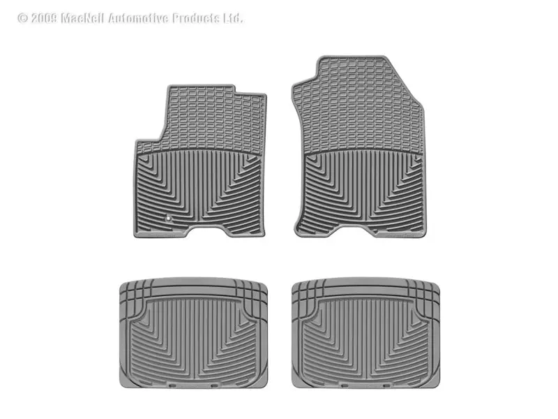Wt Rubber Cargo Mat – Rear Fitment, Grey Finish 1
