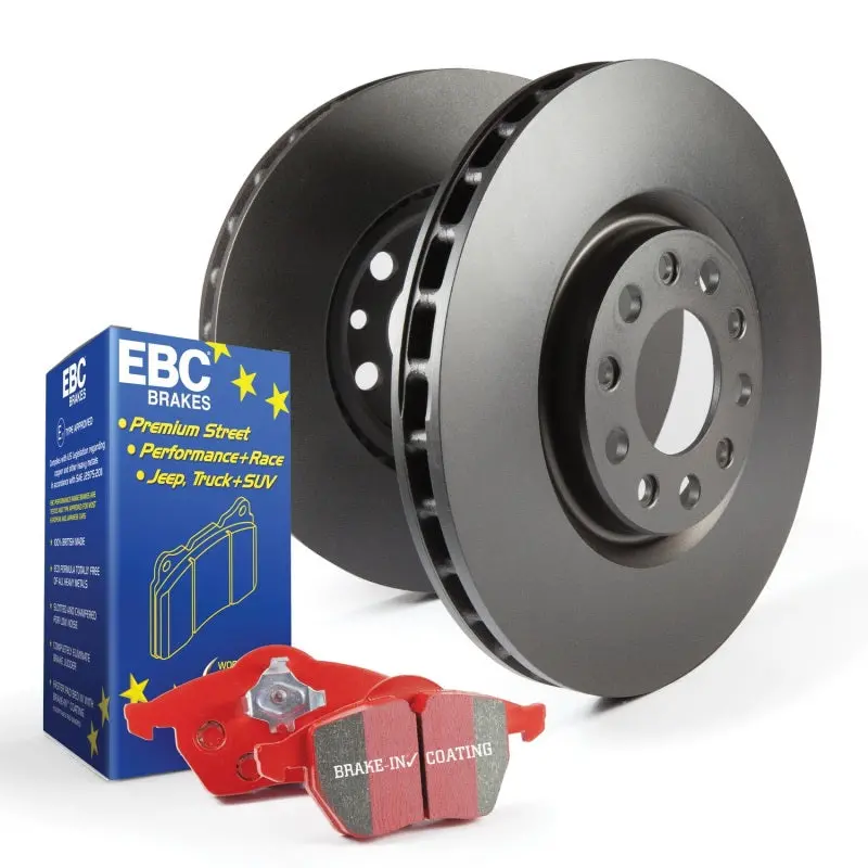 Ebc Redstuff High-Friction Brake Pad & Rk Drilled Rotor Kit – S12 Series 1